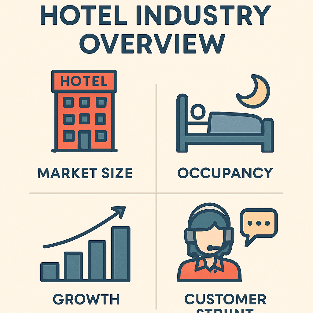 Hotel Industry Overview - Market Size, Occupancy Rates, Growth Trends, and Customer Service Statistics